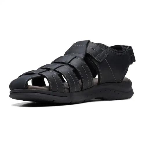 Clarks - Walkford Fish Black Tumbled