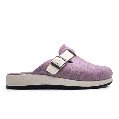 Fly Flot - Cloth Woman Slipper Dark Lilac