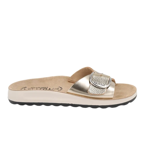Fly Flot - Synthetic Woman Slipper Gold