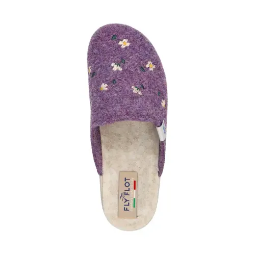 Fly Flot - Cloth Woman Slipper Purple