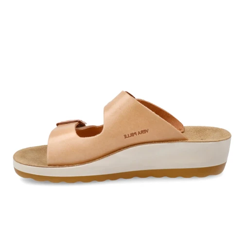 Fly Flot - Leather Woman Slipper Deep Pink