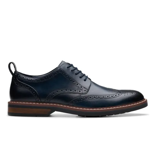 Clarks - Aldwin Limit Navy Leather
