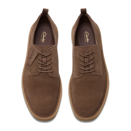 Clarks - Martock Lace Brown Sde