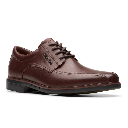 Clarks - Un Kendric Way Mahogany Leather