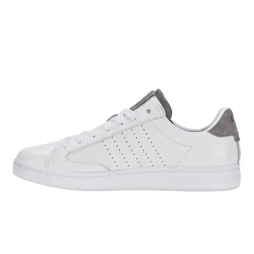 K-Swiss - Lozan  Klub Lth Wht/Wht/Charcoal Sd M