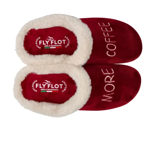 Fly Flot - Cloth Woman Slipper Burgundy