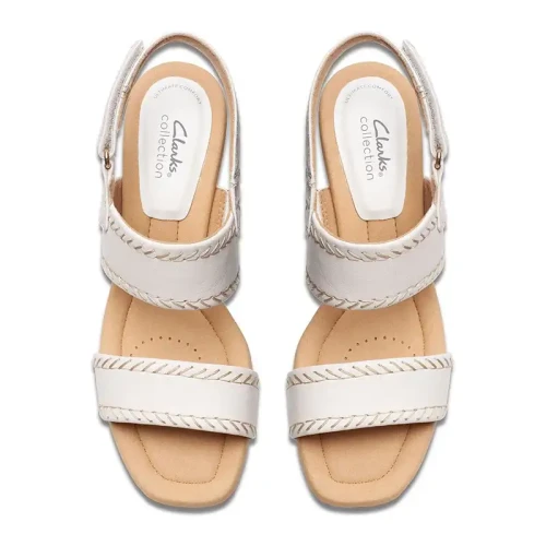Clarks - Kyarra Rose White Leather