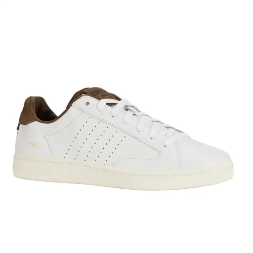 K-Swiss - Lozan  Klub Lth Wht/Teak/Snw Wht M