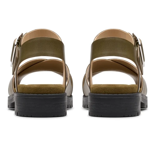 Clarks - Orinoco Cross Dark Olive Lea