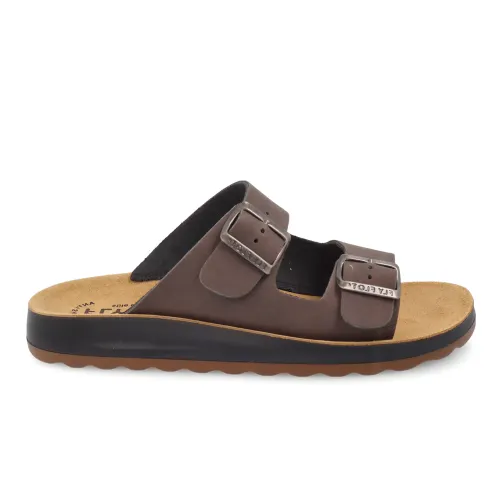 Fly Flot - Synthetic Man Slipper Dark-Brown