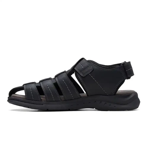 Clarks - Walkford Fish Black Tumbled