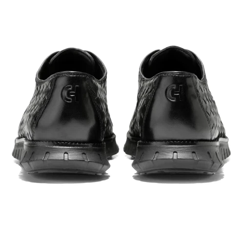 Cole Haan - Zerogrand Remastered Woven Oxfords Black   Black   Black