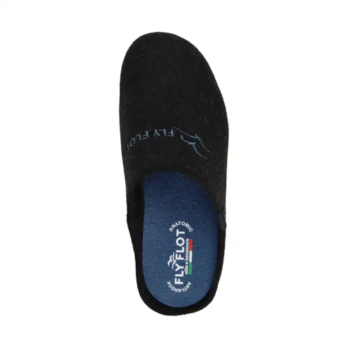 Fly Flot - Cloth Man Slipper Black