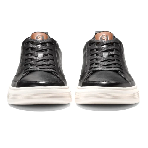 Cole Haan - Grand Crosscourt Premier Ii Sneakers Black   British Tan   Optic White