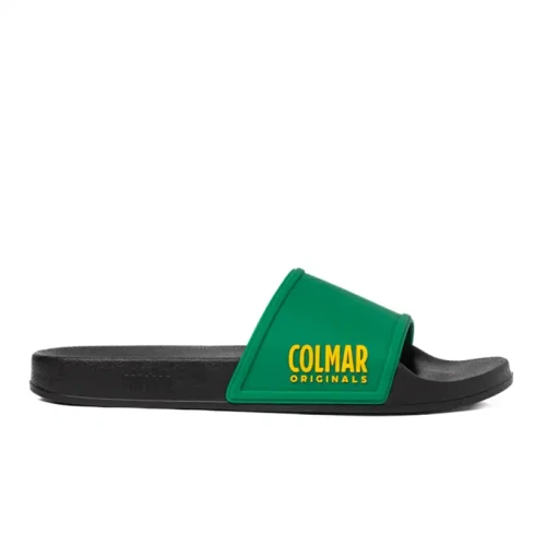 Colmar - Slipper Plain Black-Ochre-Green 901 Tg