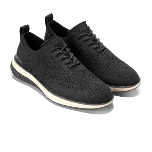 Cole Haan - Og Energyweave Stitchlite Wing Oxfords Black   Ivory   Ivory