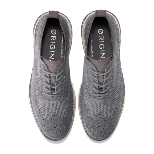 Cole Haan - Og Energyweave Stitchlite Wing Oxfords Stormcloud   Ironstone   Ivory
