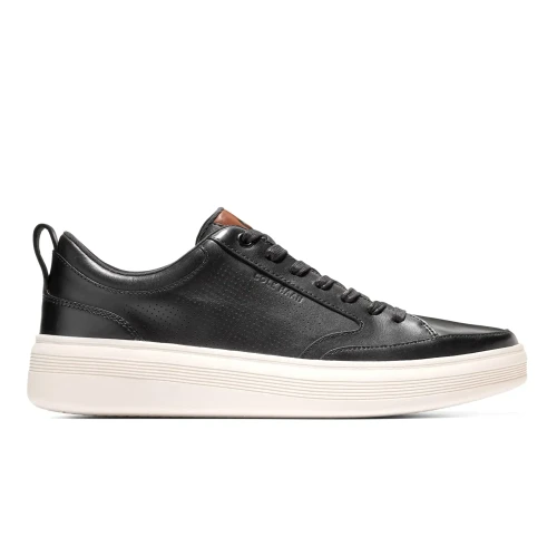 Cole Haan - Grand Crosscourt Premier Ii Sneakers Black   British Tan   Optic White