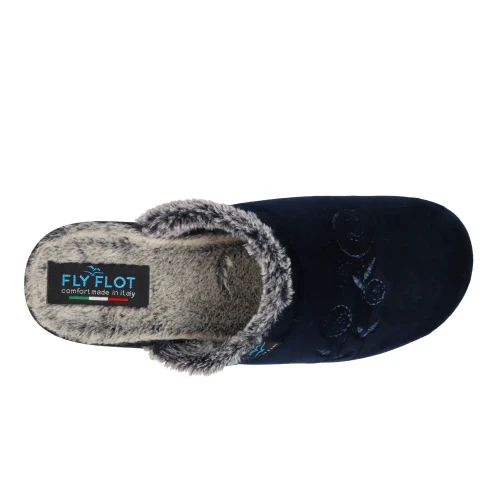 Fly Flot - Cloth Woman Slipper Blue