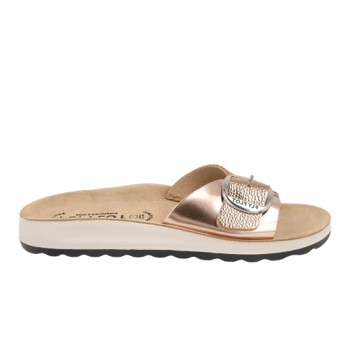 Fly Flot - Synthetic Woman Slipper Dark Gold