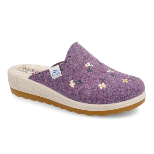 Fly Flot - Cloth Woman Slipper Purple
