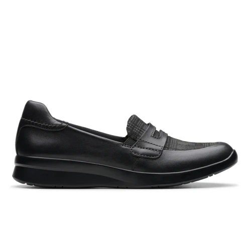 Clarks - Ellowyn Penny Black Leather