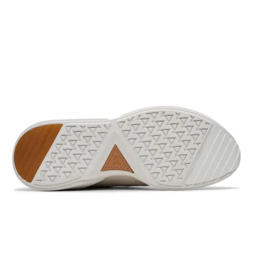 Clarks - Craft Pace White Leather