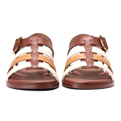 Cole Haan - Flynn Fisherman Sandals Biscuit Ch Dk Cuoio Ivory Ltr