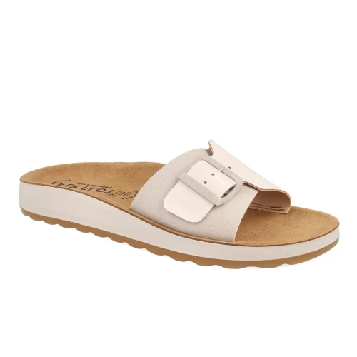 Fly Flot - Synthetic Woman Slipper Ivory