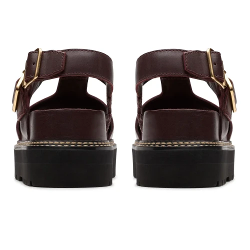 Clarks - Orianna Sky Wine Leather