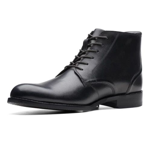 Clarks - Craftarlo Hi Black Leather