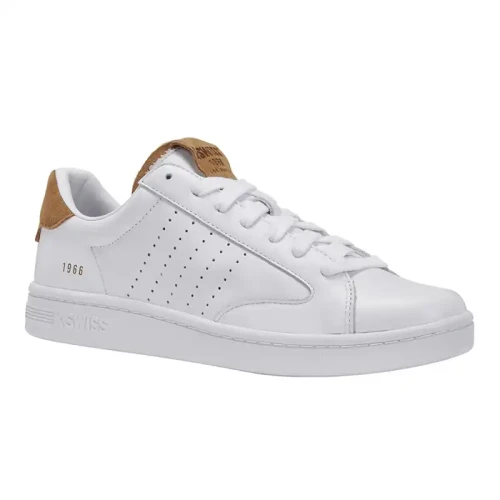 K-Swiss - Lozan  Klub Lth Wht/Wht/Brwnsgr Sd M