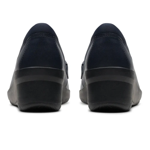 Clarks - Suttyn Penny Navy Leather