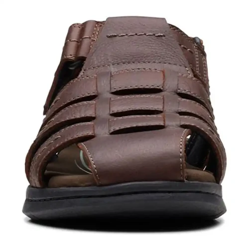 Clarks - Walkford Fish Brown Tumb