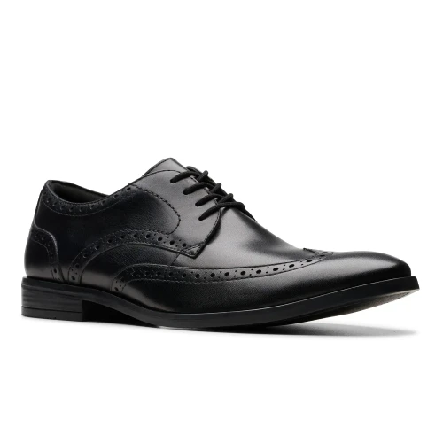 Clarks - Brandon Limit Black Leather