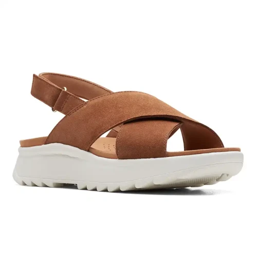 Clarks - Dashlite Wish Dark Tan Suede