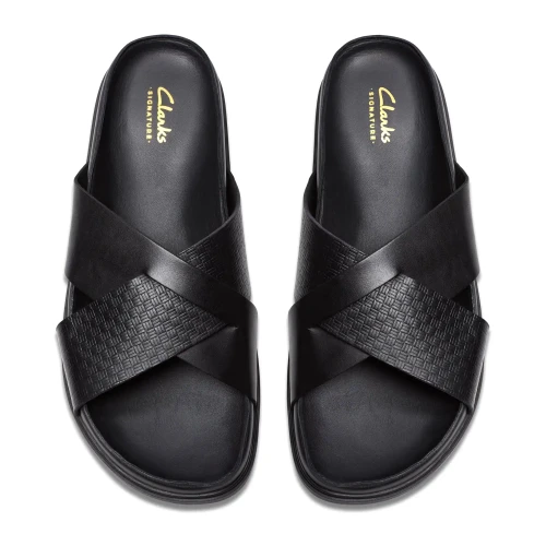 Clarks - Torford Cross Black Leather