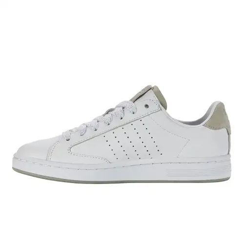 K-Swiss - Lozan  Klub Lth Wht/Wht/Agath Gry Sd M