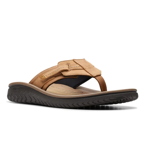 Clarks - Wesley Sun Tan Leather