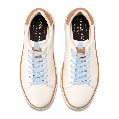 Cole Haan - Grandpro Topspin Golf Ivory Biscuit Skyway