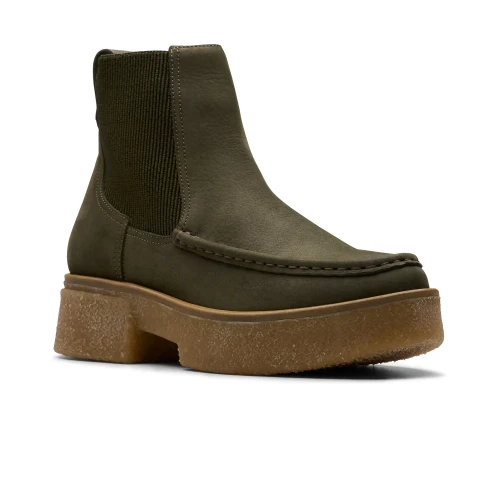 Clarks - Linoso Top Dark Green Nub