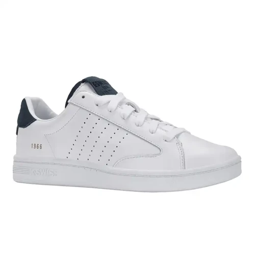 K-Swiss - Lozan  Klub Lth Wht/Wht/Peacoat Sd M