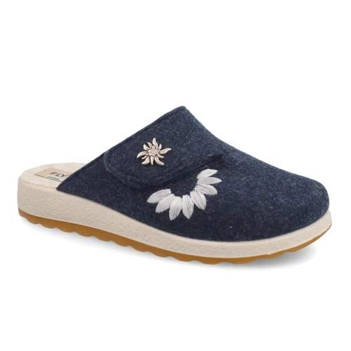 Fly Flot - Cloth Woman Slipper Blue