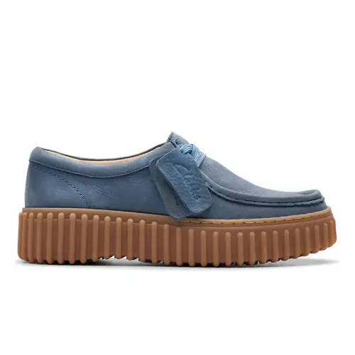 Clarks - Torhill Bee Blue Nubuck