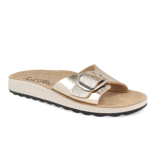 Fly Flot - Synthetic Woman Slipper Gold