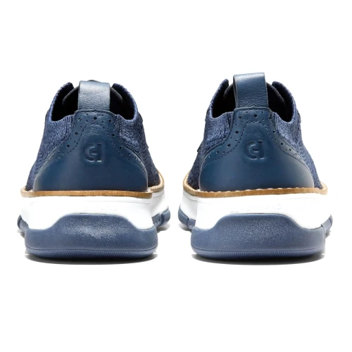 Cole Haan - Zerogrand Revel Stitchlite Oxfords Navy Blazer And Big Dipper Knit Leather White