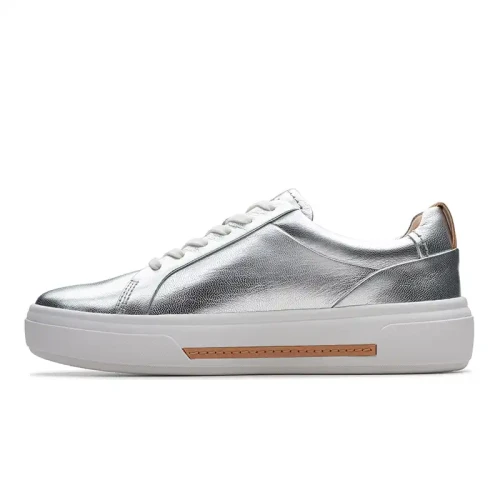 Clarks - Hollyhock Walk Silver Leather