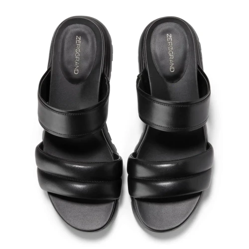 Cole Haan - Zerogrand Double Band Slide Sandals Black Black