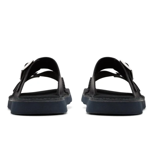 Clarks - Solsbury Strap Black Leather