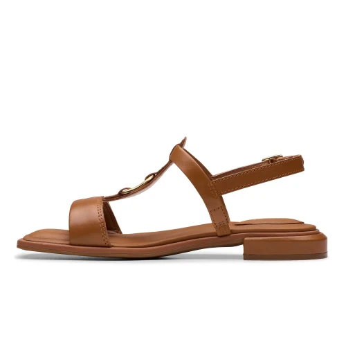 Clarks - Ariany Sling Tan Leather